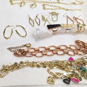 KENDRA SCOTT LOT - Earrings, Necklaces, Rings  SOLD AS A LOT ONLY